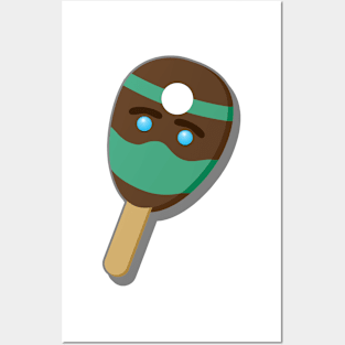 African doctor ice cream popsicle Posters and Art